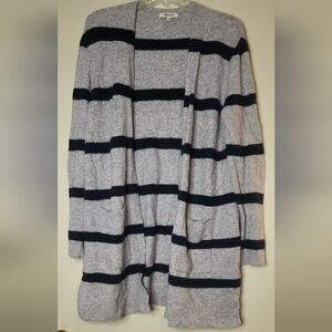 Madewell Kent Cardigan Sweater in Stripe Small